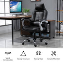 Flyta Ergonomic Executive Faux Leather Black Office Gaming Chair - Seasonal Overstock