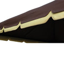 Thisbe 10' x 13' Two-Tier Brown Canopy Gazebo - Seasonal Overstock