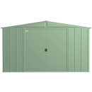 Storage Sheds, 10' x 8' Arrow Classic Steel Storage Shed - Sage Green - Seasonal Overstock
