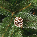 Christmas Trees, 6ft Artificial Pine Christmas tree with Pine Cones & Snow - Seasonal Overstock