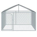 7.5' x 7.5' Large Dog House Kennel Pen with Canopy Shade - Seasonal Overstock