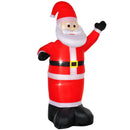 8ft Large Inflatable Santa with Hand Up - Seasonal Overstock