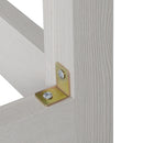 Desks, Cheyenne White Wood Grain L-Shaped Corner Computer Desk - Seasonal Overstock