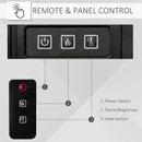 Fireplaces, Gideon 32" Electric Fireplace with 1400W Heater with Mantel - Seasonal Overstock