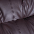 Kids Furniture, Mitchell Folding Mini Loveseat in Brown - Seasonal Overstock