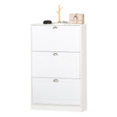 Shoe Storage, Naomi 3-Tier Tip-Out Shoe Storage Cabinet - Seasonal Overstock