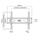 Wall Mounts, Heavy Duty Wall Mount for 37 - 70" TVs - Seasonal Overstock