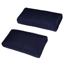 Wellington Shores 7pc Patio Sectional Replacement Cushion Covers - Blue - Seasonal Overstock