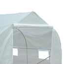 Greenhouses, 11.5 x 10ft Soft-Cover Greenhouse in White - Seasonal Overstock