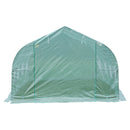 Greenhouses, 20 x 10 x 7ft Soft Cover Walk-In Greenhouse Green - Seasonal Overstock