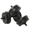 Set of 2 Adjustable Dumbbells Set 44 lb (20 kgs) Total Weight - Seasonal Overstock