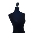 Mannequins, Dressmaker 27" Torso Mannequin Stand in Black - Seasonal Overstock
