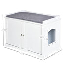 Pet Accessories, Hidden Litter Box Storage Bench - Seasonal Overstock