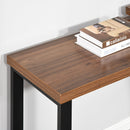 Libra Multi-Configuration Corner Desk with Shelves in Brown and Black - Seasonal Overstock