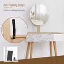 Orina Make Up Table with Vanity Mirror - Seasonal Overstock