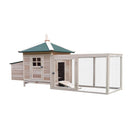 Coops & Hutches, Timberland Trove 77" Small Animal Coop / Hutch - Natural Wood - Seasonal Overstock