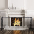 Fireplace Accessories, Adjustable Width Pet & Kid Guard Fireplace Fence 32"-63" - Seasonal Overstock