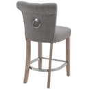 Colson 26" Grey Counter Bar Stool (2 Pack) - Seasonal Overstock