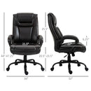 Office Chairs, Enzo Big and Tall High Back Brown Executive Chair up to 400lbs - Seasonal Overstock