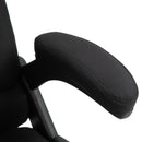 Maverick Luxury Executive Chair with Vibration Massage and Reclining - Black Fabric - Seasonal Overstock