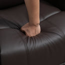 Tanner Brown Faux Leather Powered Lift Chair Recliner - Seasonal Overstock