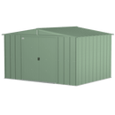 Storage Sheds, 10' x 8' Arrow Classic Steel Storage Shed - Sage Green - Seasonal Overstock