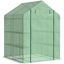 Greenhouse, 4.7' x 4.5' x 6.2' Portable Walk-In Greenhouse with 8 Shelves - Seasonal Overstock