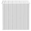 8' x 6' Arrow Classic Steel Storage Shed - Flute Grey - Seasonal Overstock