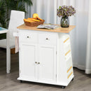 Kitchen Carts, Jovia Rolling Kitchen Cart - Seasonal Overstock