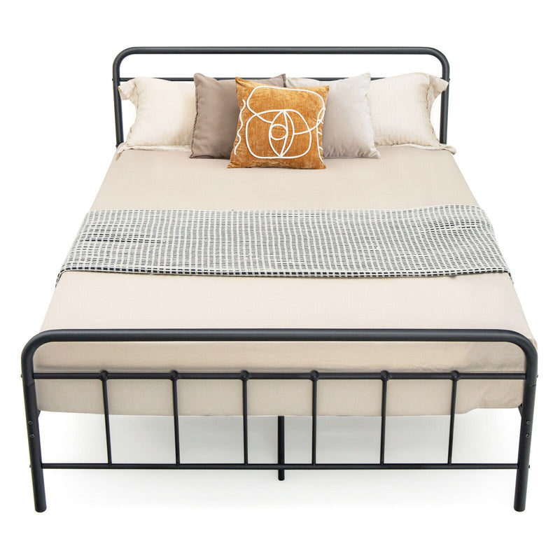 Cora Queen Size Metal Platform Bed - Seasonal Overstock
