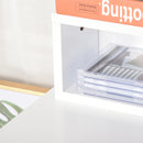 Fidessa White Writing Desk with Hutch & Drawers - Seasonal Overstock