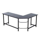 Desks, Lance Corner Desk with Metal Frame - Seasonal Overstock