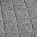 Norwin Adjustable Height Swivel Barstool (2 Pack) - Grey Fabric - Seasonal Overstock