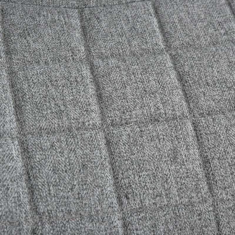 Norwin Adjustable Height Swivel Barstool (2 Pack) - Grey Fabric - Seasonal Overstock