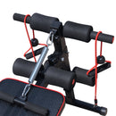 Workout Benches, Adjustable Sit-Up Bench with Resistance Bands - Seasonal Overstock