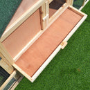 Coops & Hutches, Timberland Trove Deluxe 83" Long Run Rabbit Hutch - Seasonal Overstock