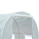 Greenhouses, 11.5' x 6.6 ft Soft Cover Dome Top Greenhouse - White - Seasonal Overstock