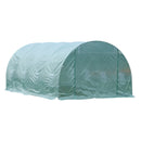 Greenhouse, 20' x 10' x 7' Soft Cover Dome Top Greenhouse - Green - Seasonal Overstock