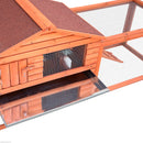 Coops & Hutches, Cozy Loft Rabbit Hutch Hen House 5.2 x 2 x 2.4ft - Seasonal Overstock