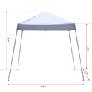 Canopy Tents, 8.2 x 8.2ft Easy Pop Up Canopy Tent W/ Slanted Legs - Seasonal Overstock