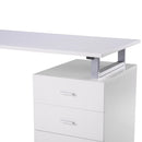 Desks, Gaetano Industrial Style Desk & File Cabinet - White - Seasonal Overstock