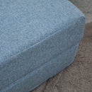 Kids Furniture, Remi Reclining Floor Lounger Chair Blue - Seasonal Overstock