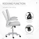 Office Chairs, Vinny Mesh Back Home Office Task Chair with Flip-Up Arm Rests Grey - Seasonal Overstock