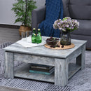 Weston Grey Square Coffee Table - Seasonal Overstock
