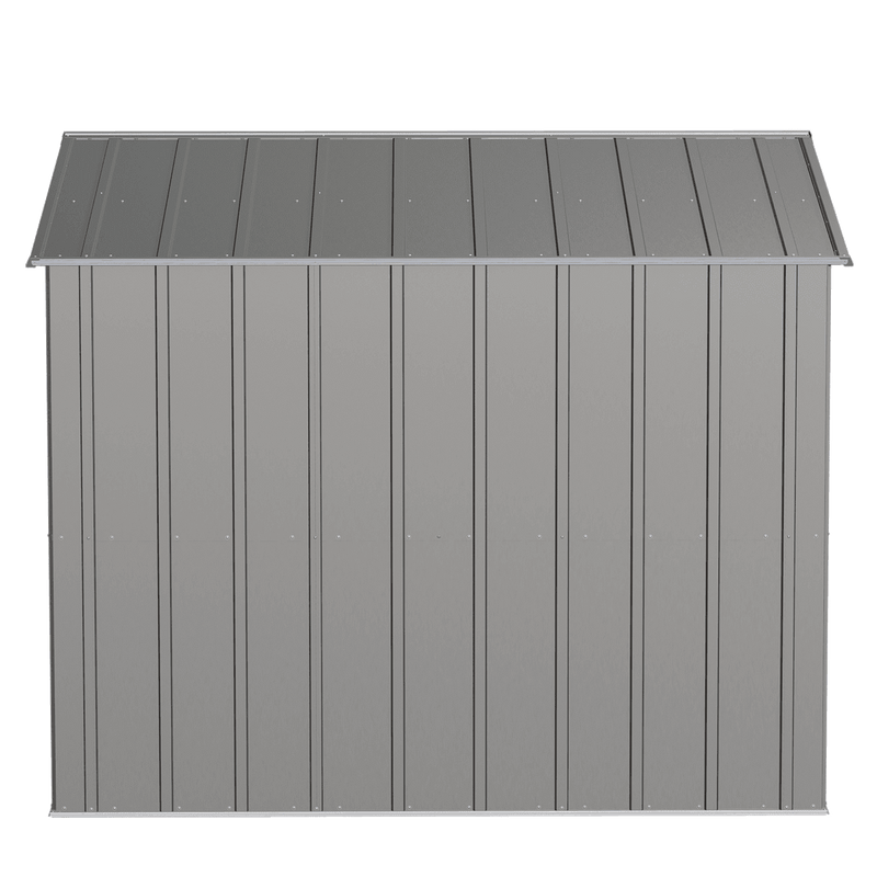 10' x 8' Arrow Classic Steel Storage Shed - Charcoal - Seasonal Overstock