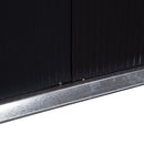 11' x 9' Large Garden Storage Shed - Dark Grey - Seasonal Overstock