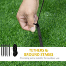 Christmas Decorations, 5.9ft Inflatable Christmas Tree with Funny Santa & Dog Scene - Seasonal Overstock