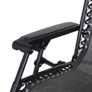 Patio Furniture, Darius 2pc Zero Gravity Chair Set - Grey - Seasonal Overstock