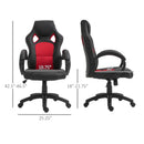 Gaming Chairs, Diego Racing Style High Back Red and Black Gaming Chair - Seasonal Overstock