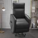 Durango Faux Leather Lift Assist Chair - Grey